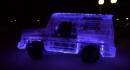 The Ice G-Wagon is a UAZ 469 having its Cinderella moment with all-ice bodywork