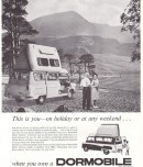 The Dormobile was advertised as the Bedroom on Wheels, offering sleeping for 4 and doubling as the perfect daily driver