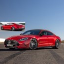 2025 Mercedes-AMG GT 4-Door Coupe rendering by Theottle