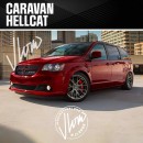 Dodge Grand Caravan SRT Hellcat - Rendering