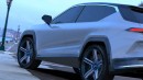 2025 Toyota RAV4 rendering by Evren Ozgun Spy Sketch
