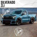 Chevy Silverado ZL1 rendering by jlord8