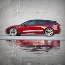 Tesla Model 3 - Rendering