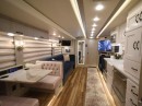Inside a luxury RV, usually reserved for celebrities, from the Hemphill Brothers