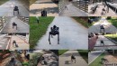 AlienGo quadruped robot learns to walk on sidewalks