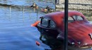 A recently restored 1939 Packard drowned in Canyon Lake after it accidentally rolled down the boat ramp