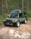 Ford Bronco Raptor overlanding camper rendering by wb.artist20