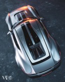 Shelby Cobra Daytona rendering by v.r.design