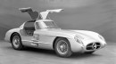 One of the two 1955 Mercedes-Benz 300 SLR Uhlenhaut Coupes, Red: sold in 2022 for €135 million