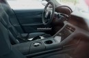 Facelifted Porsche Taycan cockpit