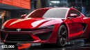 2025 Toyota MR2 rendering by PoloTo or A1 Cars