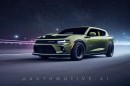 AMC Gremlin SRT Hellcat CGI revival by automotive.ai