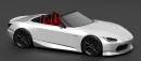 Honda S2000 revival rendering by disander_concepts