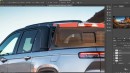 Revived Jeep Comanche CGI based on Maverick and 2022 Grand Cherokee