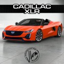 Mid-Engine Cadillac XLR C8 Chevy Corvette Convertible rendering by jlord8