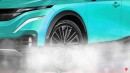 2025 Nissan Skyline CUV HEV rendering by Halo oto