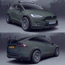 Mostafa Moazeni Design RevoZport Tesla Model X Off-Road Kit rendering
