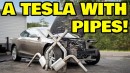 Rich Rebuilds' ICE-T, the V8 Tesla Model S