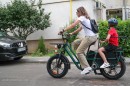 The T2 Longtail Cargo eBike handles all the chores you have for it and makes them fun