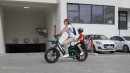 The T2 Longtail Cargo eBike handles all the chores you have for it and makes them fun
