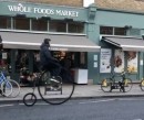 Penny-farthing rider crashes into DPD van in London