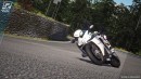 Ride video game, road circuit