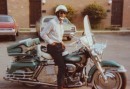 Billy Standley on his Electra-Glide