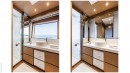 88' Florida Open Cruiser Yacht VIP Bathroom