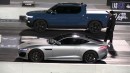 Rivian R1T vs Jaguar F-Type and BMW X5