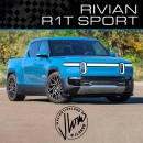 Rivian R1T Sport Pickup Truck rendering by jlord8