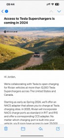 Rivian email sent to reservation holders
