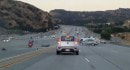 Freeway road rage