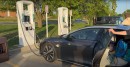 Lucid Air Grand Touring Charging at an Electrify America Station