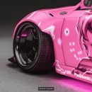 Rocket Bunny Toyota 86 Gets "Suki Edition" Makeover in Fast Pink