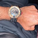 Amir Khan often shows off his luxury timepieces on social media