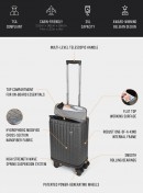 The Rollogo Escape S, the world's first power-generating luxury suitcase