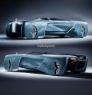 Rolls-Royce 103EX Vision 100 Roadster rendering