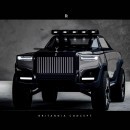 Rolls-Royce Britannia Single Cab CGI pickup truck by trav1s_yang