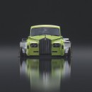 Widebody Rolls-Royce Phantom with side exhaust (rendering)