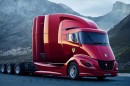 Semi-Trailer Truck renderings by automotive.ai
