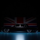Rolls-Royce Silver Shadow stanced rendering by rostislav_prokop
