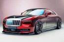 Rolls-Royce Spectre EV redesign as GT