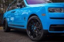 Blue Rolls-Royce Cullinan on Forgiato Wheels Belongs to Rapper Offset