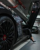 Daria Radionova is now on her fourth Swarovski-covered car, a Lamborghini Aventador known as "The Panther"