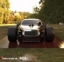 Rolls-Royce Wraith Hot Rod rendering by adry53customs for HotCars