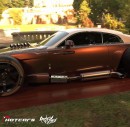 Rolls-Royce Wraith Hot Rod rendering by adry53customs for HotCars