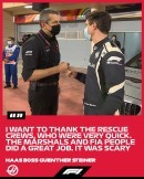 Romain Grosjean Crashes in Bahrain