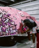 Romero Britto MetroWrapz Ford Explorer 2021 Breast Cancer Awareness Police Vehicle