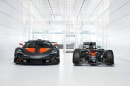 McLaren P1 GTR and MP4/31 F1 Car with matching liveries