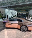 Rose Gold Rolls-Royce Wraith on Forgiato Autonomos 24s